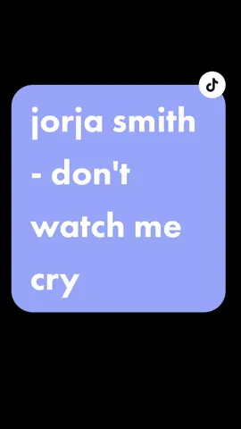 jorja smith - don't watch me cry (cover) #jorjasmith #lirikterjemahan #lirikindonesia #liriklagu 