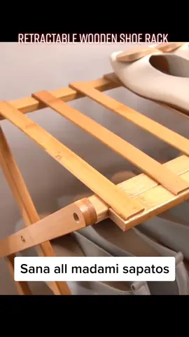 Kahit gantong lagayan lang ng sapatos, Team Kahoy dyan, check out na. #teamkahoy #woodenbamboo #bambooshoerack #shoerack #homeliving #fyp #foryou #foryoupage #sale #itemfinder 