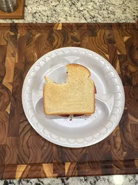 Fried bologna sandwich tutorial. #homemade #cooking #tutorial #edit