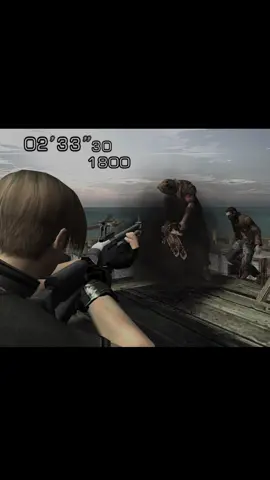 RESIDENT EVIL 4 THE MERCENARIES LEON GIANT CHAINSAW MAN #viral #viralvideos #viralvideo