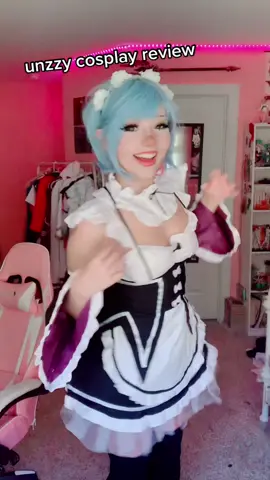 “ramrem anime costume” from unzzy💗 use my code “koraaura” for 10% off!! #cosplay #cosplayer #remcosplay #ramcosplay #rezero 