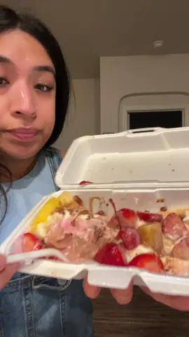 Melted banana split 