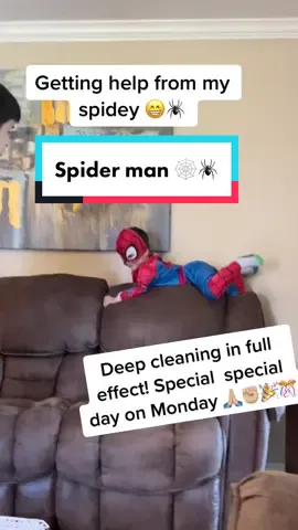 TWO MORE DAYS! #countdown #twomoredays #rgv956 #fypシ #foryoupage #spiderman #toddlersoftiktok #cleaning #excited