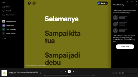 sampai jadi debu banda naira #bandanaira #sampaijadidebu #lyrics 