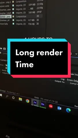 Media encoder showed 84 hours 😃 plz help if you know how to fix this 🙏#aftereffects #renderproblems #fyp #plshelp #aeproblems 