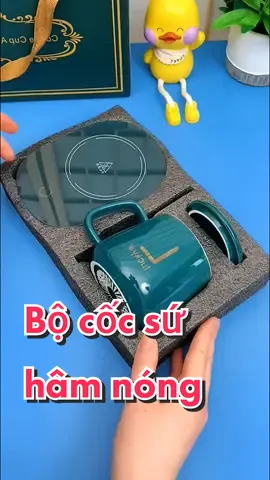 Bộ cốc và đế hâm nóng đồ uống thông minh #review #cochamnong #Master2022byTikTok #giadungthongminh #tiktokshop #muataitiktok #masvn 