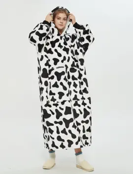 #girl#Thermal hooded pajamas