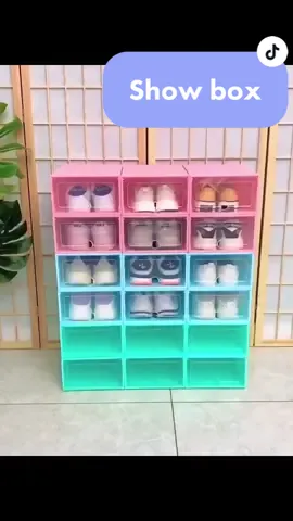 Multi color plastic shoe box,now the pink color in stock.#shoebox #shoecase #packingbox #storagebox #lftmh #fyp #LearnItOnTikTok 
