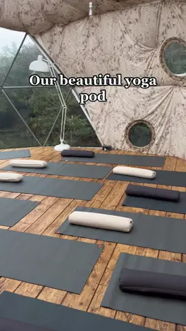 Our pod on the Devon retreat! #yoga #yogaclass #yogapractice #yogaretreat #fyp #travel #fypシ 