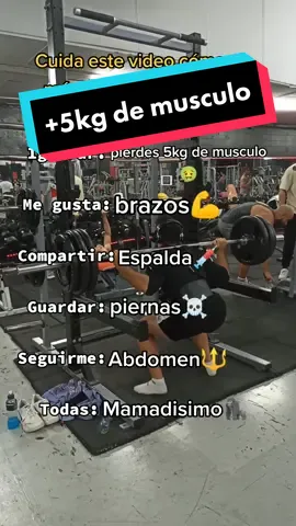 cual es el músculo que mas vais a mejorar este año🔱🦍🔱 #entrenamiento #disciplina #motivacion #triofactor #gym #sentadilla #200kg 