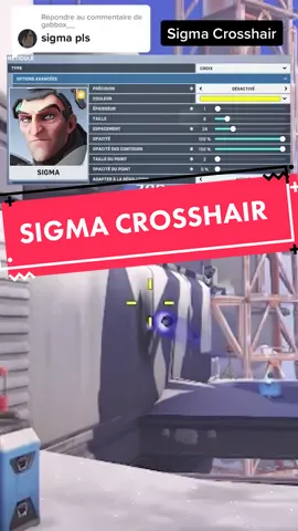 Réponse à @gabbox__  #overwatch #overwatch2 #overwatchsettings #overwatch2settings #overwatchsigma #sigma #overwatch2sigma  #crosshair#overwatchcrosshair 