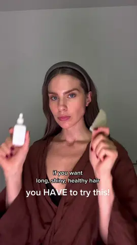 Oil and Gua Sha aren’t just for the face! Since I started looking after my scalp, my hair has never been healthier. #hairtok #healthyhairjourney 