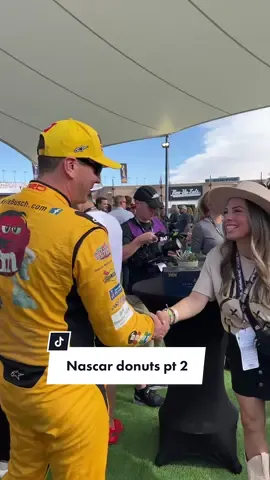 we did it 🤩🙌🏼✨ #donuts #adayinmylife #entrepreneur #workingmom #nascar #family #myfamily #vegas #vegastiktok #kylebusch #donutshop #FoodTok 
