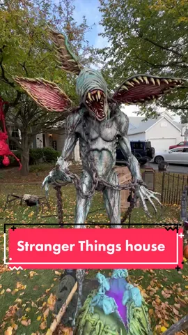 I really love this display! We were there on Saturday. #strangerthings #maxmayfield #demogorgon #upsidedown #vecna #chrissywakeup #eddiemunson #halloween #halloweendecor #floatingmax #hawkins #mindflayer #scary #creepy #spooky #spookyseason #netflix #happyhalloween #halloweentok #horror 