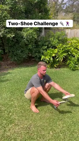 Thanks to @motum.movement for this challenge 🙌 the second shoe really does step up the difficulty!! 👣 Love these kinds of challenges for adding some fun and variability into the day, getting you moving in ways you just wouldn’t otherwise 🤷‍♂️ plus they feel great when you nail them! 👣 Have a go at either the single or double version and tag us in your attempt 😄 👣 #thefootcollective #feet #foothealth #strongfeet #barefoot #health #movement #balance #strength #stability #mobility #flexibility #coordination #skill #work #play #flow #fun #challenge #focus #flow #fyp 