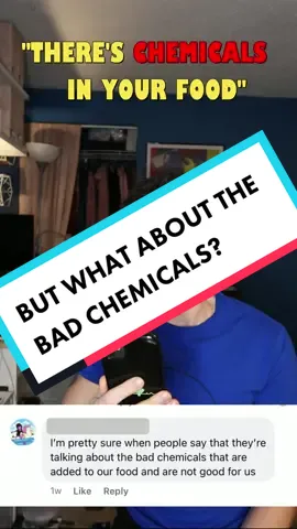 Stop! Stop with “chemicals in your food” stop it right meow!!!