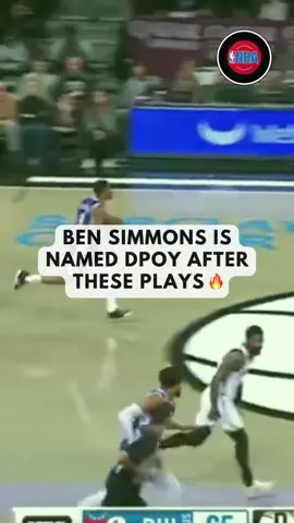 Ben Simmons is called DPOY after these plays in Preseason #bensimmons #fyp #NBA #nbahighlights #nets