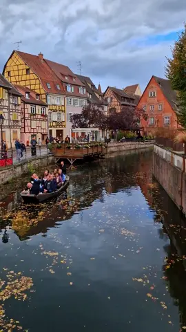 La petite Venise - Colmar 🇨🇵 colorful autumn 🍂  #tiktok #france #colmar #beautiful #view #autumn #colors #viral #viralvideo #trending #travel #city #amazing #photography #europe #relax #sky #photo #francia #vacation  #wanderlust #clouds 