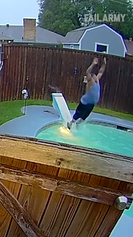 Why is it literally a toilet w/ a plank of wood? 🤣#FailArmy..#swimmingpool #fail #funny #funnyfail