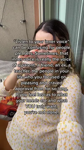 Part of recovering from people pleasing is unlearning what we ✨thought✨ we wanted & rediscovering who we truly long to be.  Follow for more 🤍 I’ll continue to share what’s helped me on my own unlearning journey! #recoveringpeoplepleasers #recoveringpeoplepleasercheck #peoplepleasing #peoplepleasers #peoplepleasingrecovery #peoplepleasingproblems #unlearning #childhoodmessages #yourneedsmatter #selfexploration #selfdiscoveryjourney 