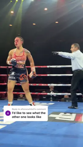 Replying to @alfonsowhite3 Nothing was stopping her 😳 #womensboxing #sports
