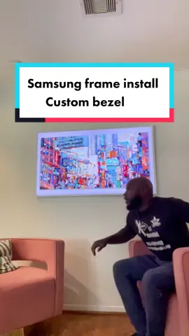 Samsung frame install with custom bezel Step by step Samsung Frame Install #foryou #houstontx #texas #richmondtx #fulsheartx #tvinstall # #832 #713 #281 #fun #xplore #exlore #page #viral #viraltiktok  #viralvideo #goat #audiovisual #hometheater #automation #markerting #tvmounting #htx #houstontvmounting #katytx #cypresstx #fyp #fyp> #foryou #whew #clean #install #htown #Tech #customerservice #trending #samsung #frametv #samsungtv #tvinstall #gled #sold #sale #goat #pageforyou #info #install how #learning #howitworks #skit 