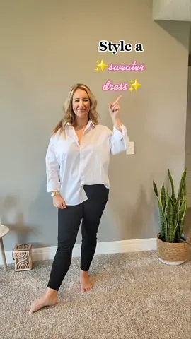 Style a sweater dress with me🫶🏼✨ also...best audio everrrr #sweaterdressstyling #falldressstyle #fallfashion #easyoutfitideas #outfitinspo2022 #amazonmusthaves #amazonfinds #itsgiving #styletipsforyou 
