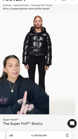 super puff talk. #superpuff #aritzia 🖤