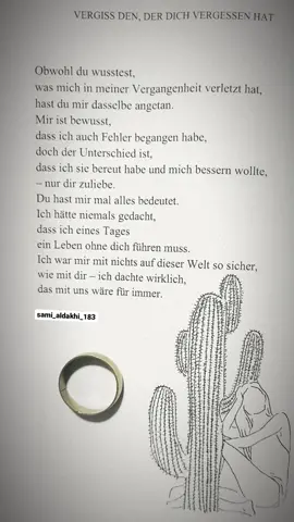 VERGISS DEN, DER DICH VERGESSEN  HAT… lass gehen was gehen will #dil_disoje 🥀🖤S #اي_والله_مشتاكلك #عراف_المجهول #verletzt #liebe #magie #fühlen #fehler #قلب #حب Herz  #sami_aldakhi_183 