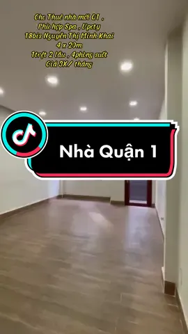 Cho thuê nhà 18BisNguyễn Thị Minh Khai, Phường Đakao, Quận 1,  dt 4x20m,  1 trệt 2 lầu sân thượng,  5 phòng ngủ 3 wc,  giá 3X/tháng ưu tiên vpct và ở gia đình Liên Hệ: 0904.079.232  Tìm nhà miễn phí cho bạn #chothuenhaquan1 ,#nhachothue , #nhàchothuê , 