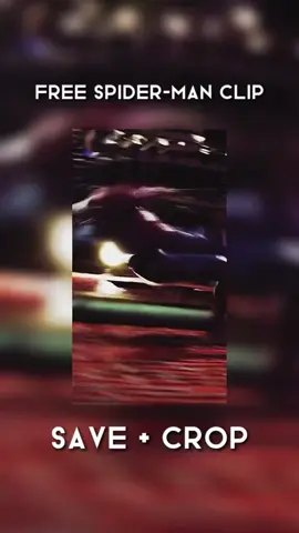 FREE SPIDER-MAN CLIP SAVE AND CROP #spiderman #freeclip #saveandcrop #fyp #viral #plslike #like #follow 