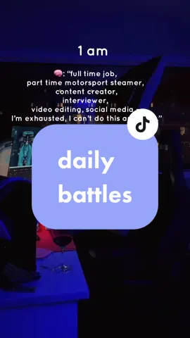 Daily battles. Scrolling on social media it seems my creator peers are vastly ahead of me and just have to remember why I really started doing what I do! #motorsportstreamer #f1tiktok2022 #motorsporteducation #nascartiktoker #womeninmotorsports 