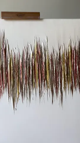Part 2 of creating this textured painting on canvas featuring heavy texture and metallic acrylic paint ✨👩‍🎨🎨 #texturedart #texturepaste #liquitex #sculpturalart #artistatwork 