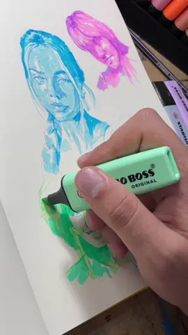 I got the stabilo boss series, which I wanted to work on for a long time and was very curious about the result. I just wanted to experience it today. In one word I LOVED it.  #stabilo #stabiloboss #stabilopens #stabiloarty 