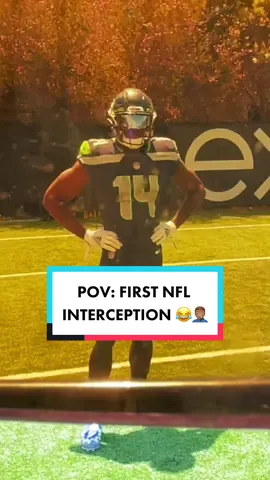 POV: First NFL Interception 😂🤦🏽‍♂️ @dkm140 #NFL #football #fyp 
