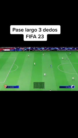 Pase largo 3 dedos en FIFA 23 #parati #fifa23 #comparte 