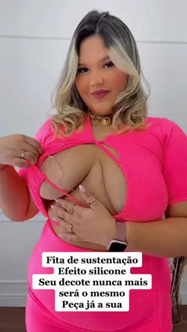 Fita de sustentação Efeito silicone   Seu decote nunca mais será o mesmo Peça já a sua.