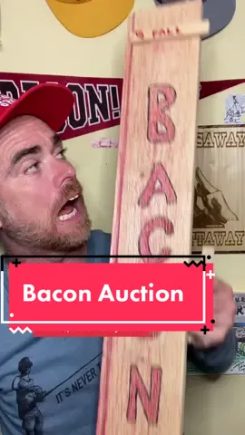 Check out the link in my bio for the auction. #bacon #craft #auction #comedian #fyp #foryou 