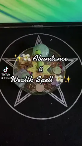 Abundance and Wealth!! #spell #spellwork #abundance #wealth #spirituality #witch #witchtok #witchythings #blessedbe 