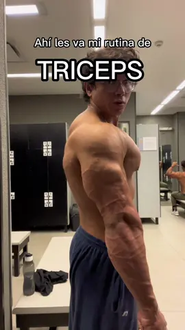 Replying to @eden14.66 hago la misma rutina casi siempre, el ejercicio que me ayudado crecer los triceps es el press frances pesado y al fallo #gym #Fitness #foryoupage #xyzbca #daddyaioli #ejercicio #fyp #foryou #triceps 