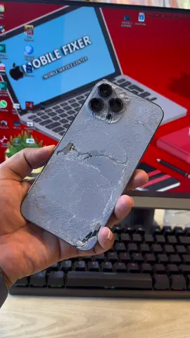 iPhone 13pro max broken in an bike accident😭#binsojib #foryou #foryourpage #1millionaudition #viralvideo #viral @TikTok Bangladesh 