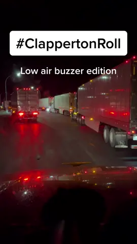 Finally hit that low air buzzer #clappertonroll #supertrucker #parkingenforcement #truckerkaren #merritt
