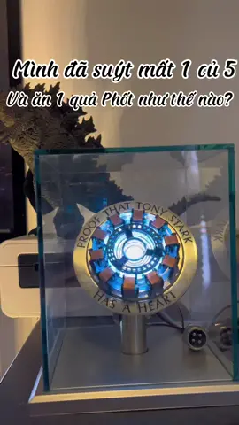 Tí thì ăn phốt vì cái này😅 #arcreactor #ironman #viral #xuhuong 