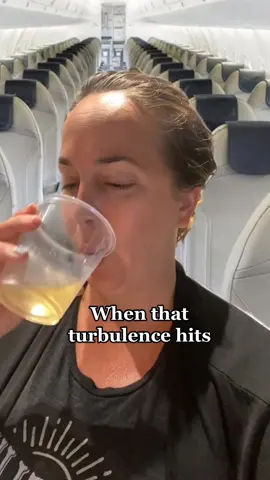 Turbulence in an airline… #turbulence #airplanemode #airplanetiktok #flyinghigh #drinksonme 