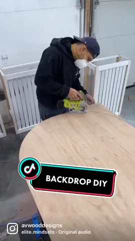 Party Backdrop process video ….#backdrop #backdropdecoration #satisfyingvideo #diyproject #woodworking #partyprops 
