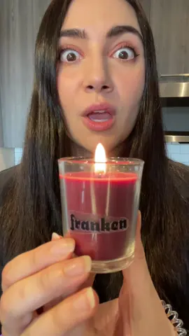 i wonder what would happen if you lit the franken-candle at midnight on halloween..👀 #halloween #spookyseason #candlemaking 