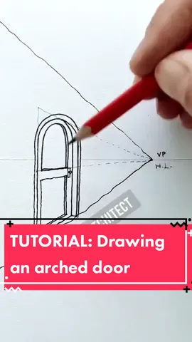 #ARCHED #DOORS are #BEAUTIFUL #fyp #drawing #art #bkartchitect #tutorial 