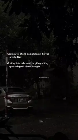 chẳng dám đặt niềm tin vào ai nữa..#congthuc37 