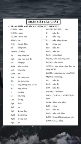 Lưu đi #xuhuong #foryou #fypシ #Hoahoc 
