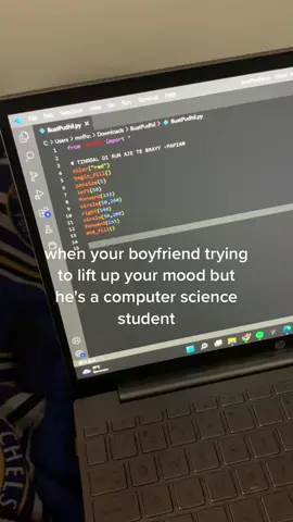 he’s cute😆 #computersciencestudent 